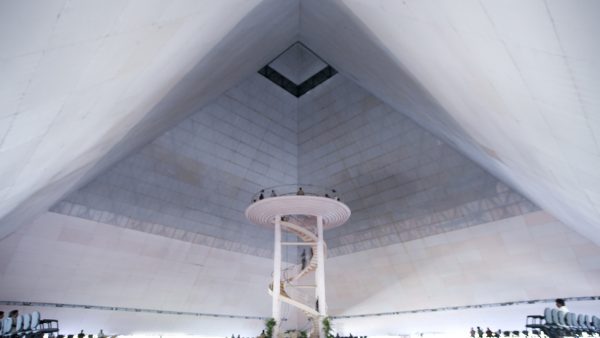 pyramid meditation inside